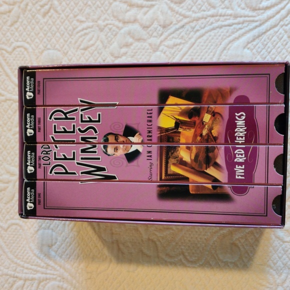 Lord Peter Wimsey Five Red Herrings 4 VHS BBC Drama Mystery 1974 Series - Picture 2 of 10